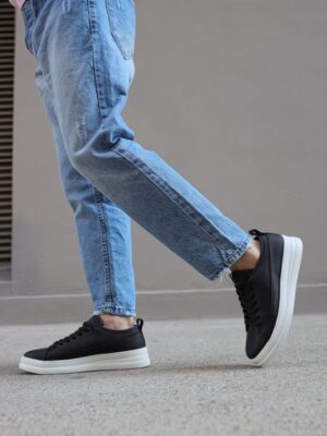 Lisinya941  Sneakers Ayakkabı  Siyah (Beyaz Taban)