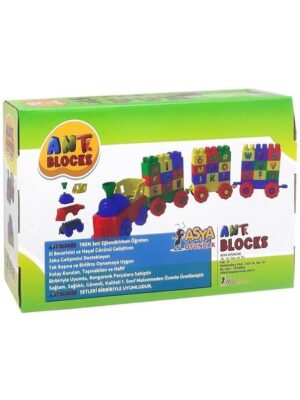 56 Parçalı Harfli Tren Lego Blokları - ANT003 (Lisinya)