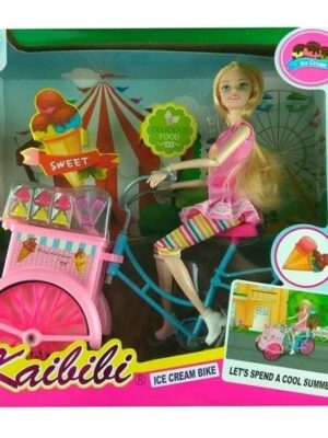 Dondurma Dükkanı Bisikleti Oyun Seti ve Bebek - BLD142  (Lisinya)
