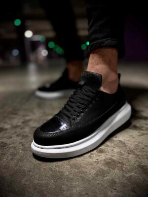 Lisinya941  Sneakers Ayakkabı  Siyah (Beyaz Taban)