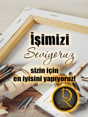 Lisinya104 İstanbul Modern Kanvas Rustik Tablo  () cm