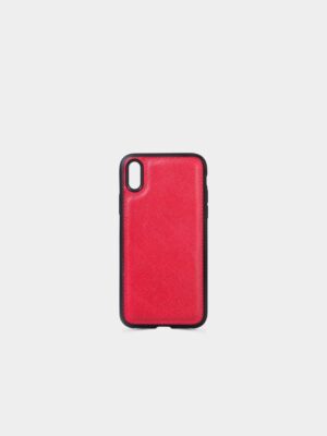 Lisinya359  Kırmızı Saffiano Deri iPhone X / XS Kılıfı